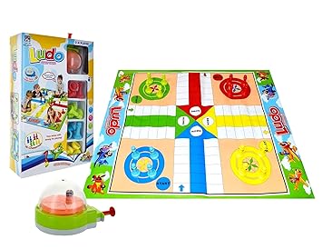 BabyGo Ludo King Giant Indoor Outdoor Sheet Game (60cm x 50cm)