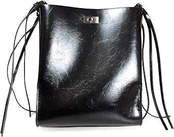 zara black bucket bag