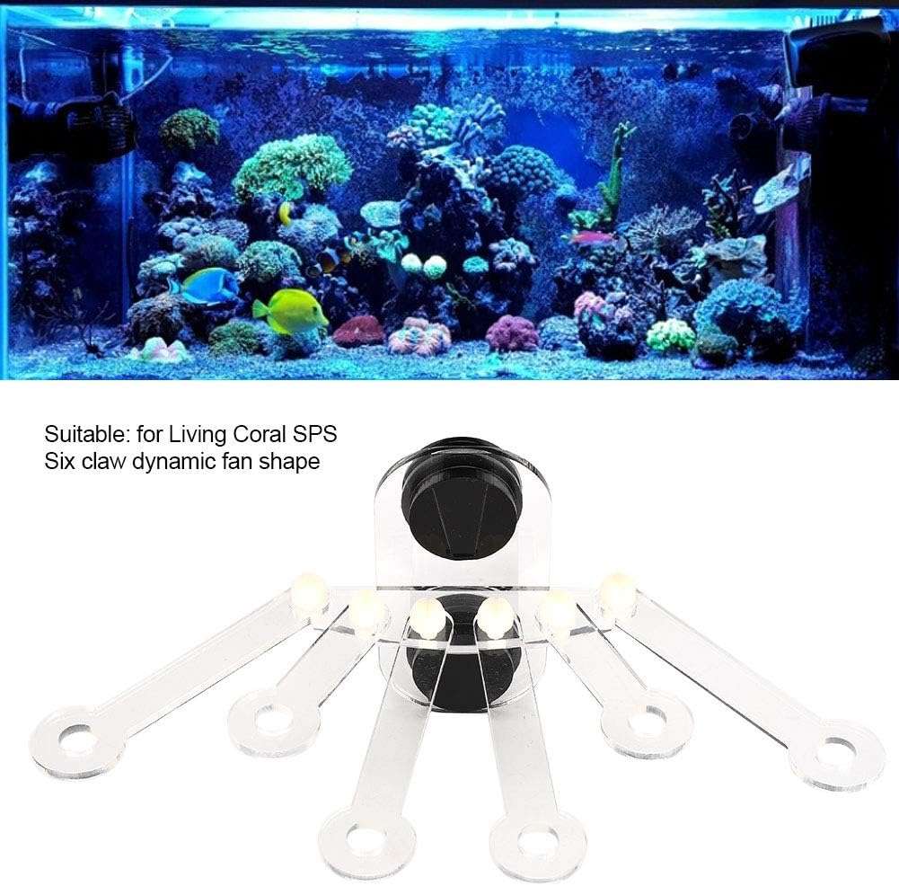 Cikonielf Acrylic Coral Racks Holder 6 Claw Tree Shape Brackets Transparent Fish Tank Bracket Holder Strong Magnet Coral Bracket for Fish Tanks Aquarium - Image 4