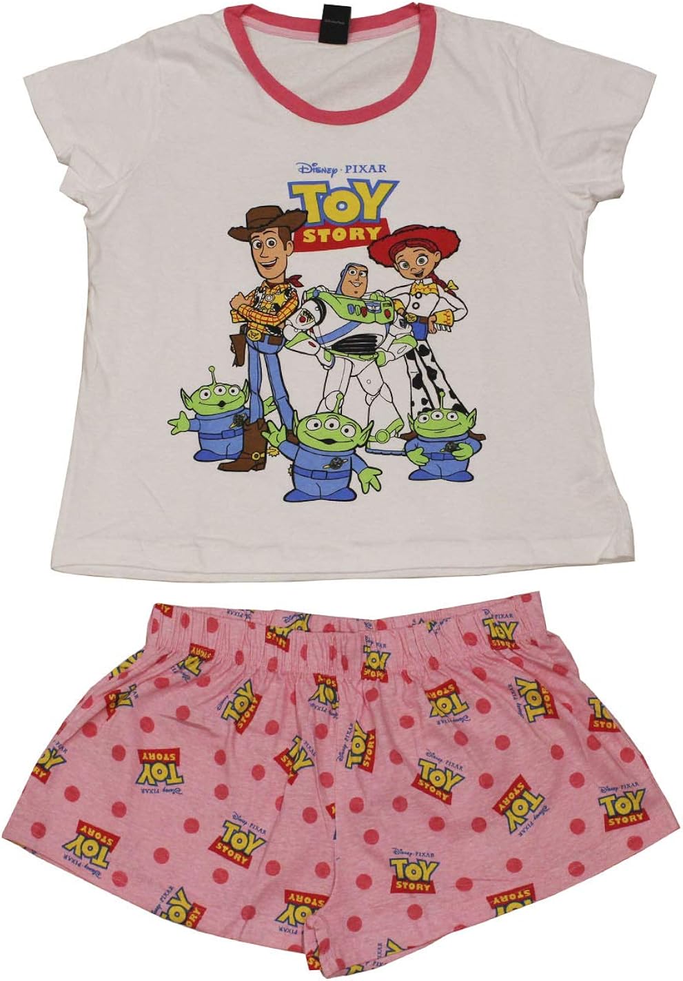Toy Story 4 Licensed Ladies Womens Disney Short Pyjamas Pjs Nightwear