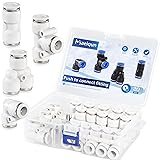 MSAEIQUN 20 Pcs 1/2 Inch od Push to Connect