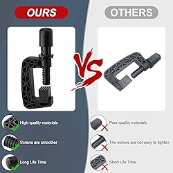 YIBEICO 2pcs Steering Wheel Fixing Clamp for