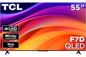 TCL 55" F7D Class 4K UHD HDR QLED Smart TV with Fire TV – 55F7D