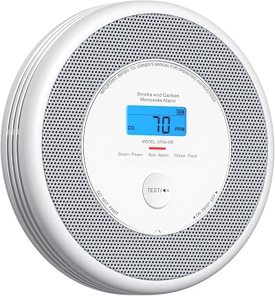 X-Sense Wi Fi Combination Smoke and CO Alarm with Voice Alerts XP0A MR SBS50