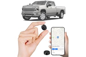 ICEHAR GPS Tracker for Vehicles - No Monthly Fee, Real-Time Location Tracking with App Control, Long Battery Life, Compact Design, Waterproof, Anti-Theft Alarm, Global Coverage