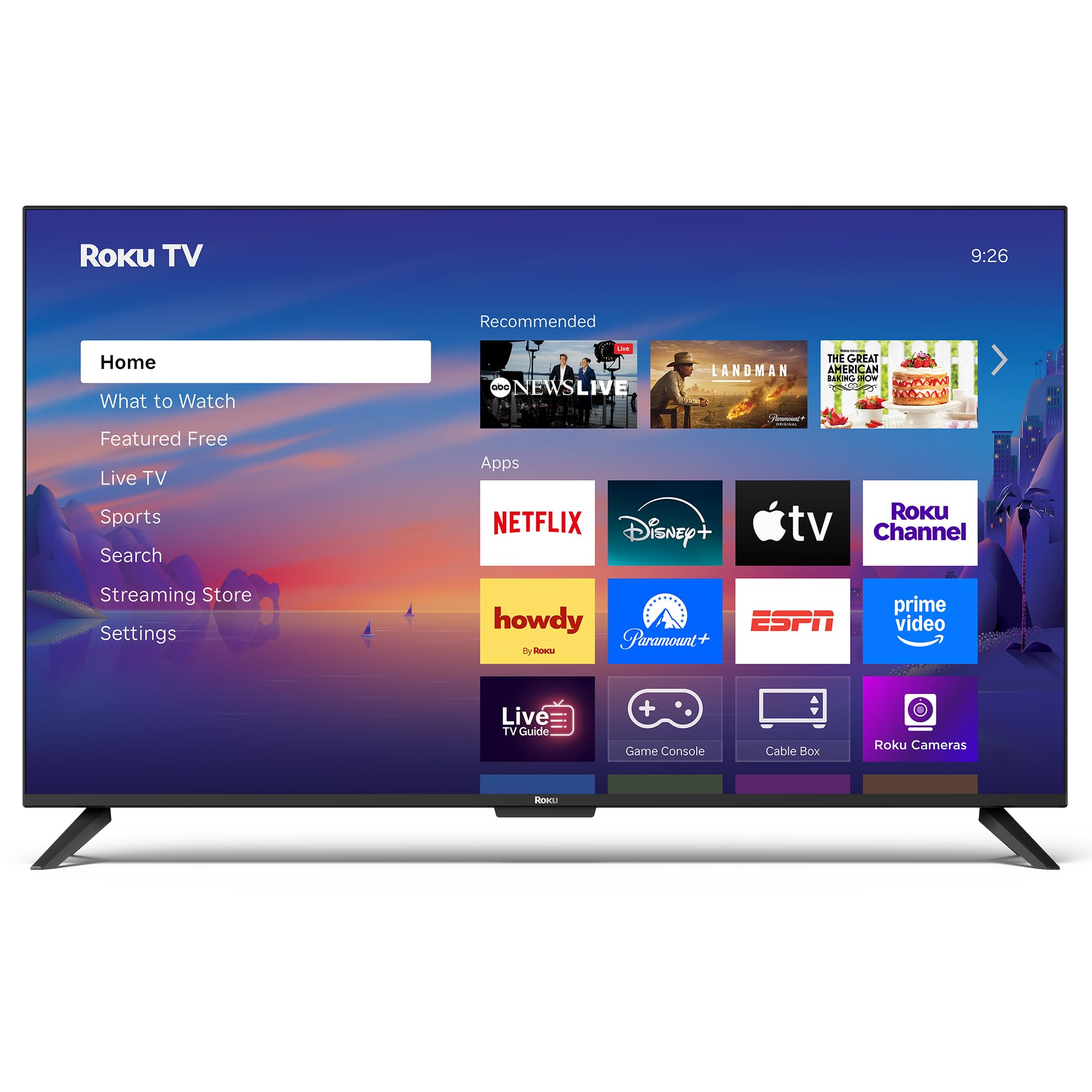 Photo 1 of Roku Smart TV – 50-Inch Select Series 4K HDR RokuTV with Roku Enhanced Voice Remote, Brilliant 4K Picture, Automatic Brightness, & Seamless Streaming – Live Local News, Sports, Family Entertainment