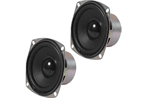 ALMOCN 2PCS 3" 8Ohm 10W Full Range Audio Speaker Anti-Magnetic Audio 2.0/2.1 Home Stereo Woofer Loudspeaker for DIY Boom Box Satellites Speaker