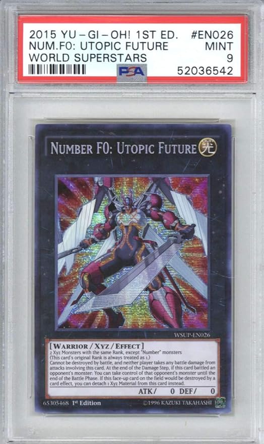 2015 YUGIOh World Superstars EN026 Number F0 Utopic