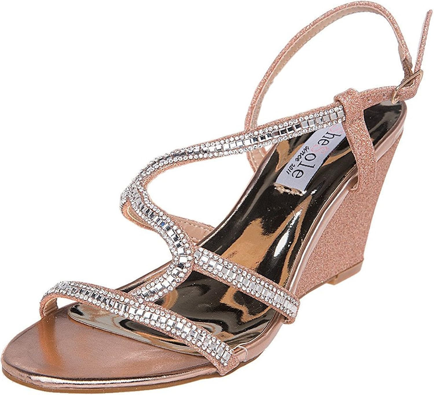 gold wedge sandals for wedding