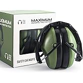Pro For Sho 34dB Hearing Protection Ear Muffs – Highest NRR Compact Design Ear Protection for Loud Events & Sensory Use