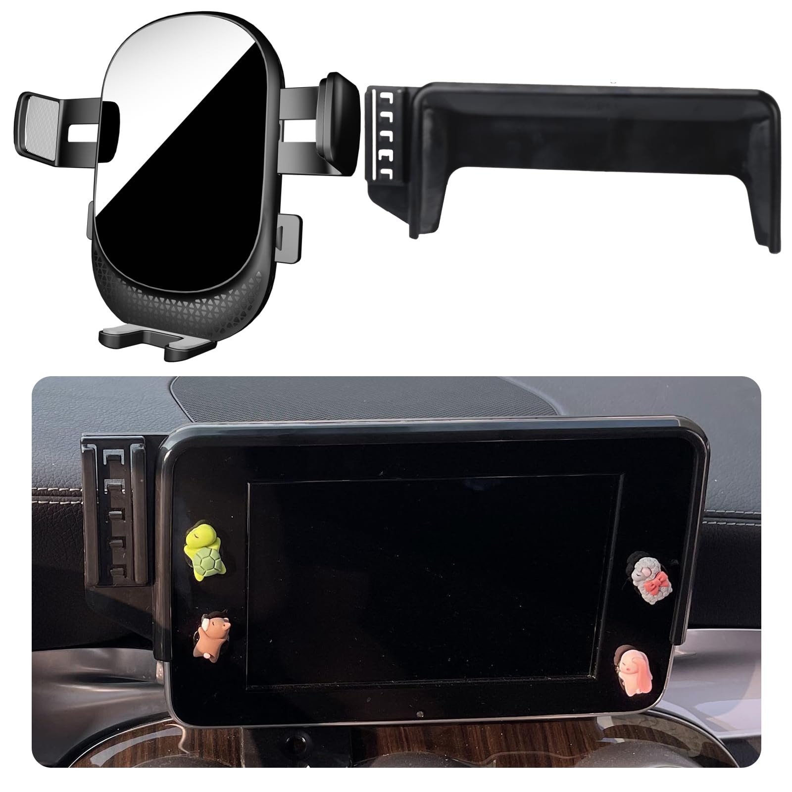 Photo 1 of Car Phone Holder for Mercedes-Benz C-Class/GLC Auto Accessories[Only for 2015-2019 C Class/GLC 7-inch Screen][Please verify your screen size to determine if it is suitable] [ No Fit 8.4-in Screen ]