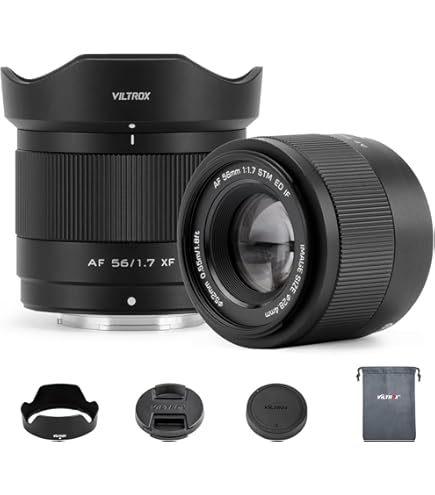 Amazon.com : VILTROX 56mm F1.7 f/1.7 AF Lens for Fuji X Mount, Mid