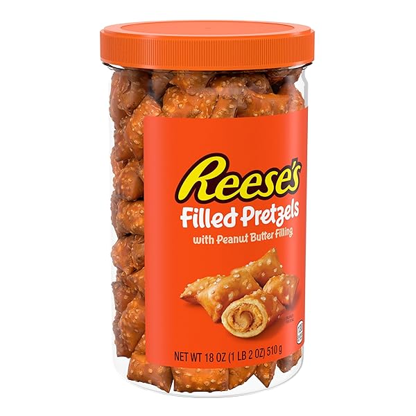 REESE’S FILLED PRETZELS, PEANUT BUTTER PRETZEL NUGGETS, CRUNCHY,...