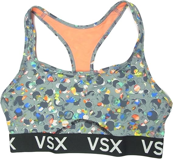 Amazon ヴィクトリアシークレット スポーツ Victoria S Secret Vsx Sport Xs トレーニング ジム サイクリング ヨガ スポーツブラ スポブラ ブラトップ グレー マルチカラー 440nam 並行輸入品 フィットネス トレーニング スポーツブラ 通販