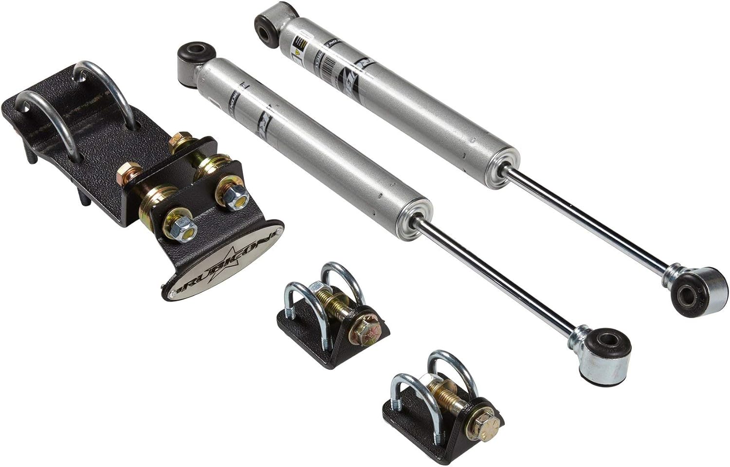 Rubicon Express RE1001M Dual Monotube Steering Stabilizer