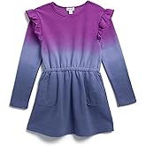 Splendid Girls' Purple Ombre Long-Sleeve Dress