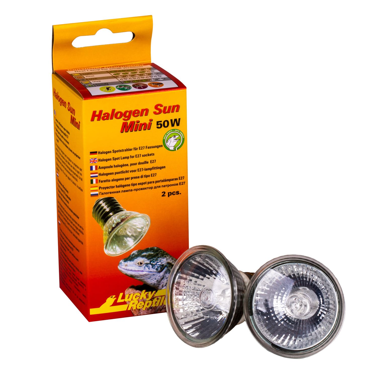 Lucky Reptile HSM-50 Halogen Sun, Mini, 2 x 50 Watt