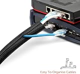shinfly Cable Tidy Sleeve 13 mm Self-Closing 10 m Cable Management view 3