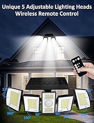 Solar Lights for Outside, 300 LED 4000LM Motion
