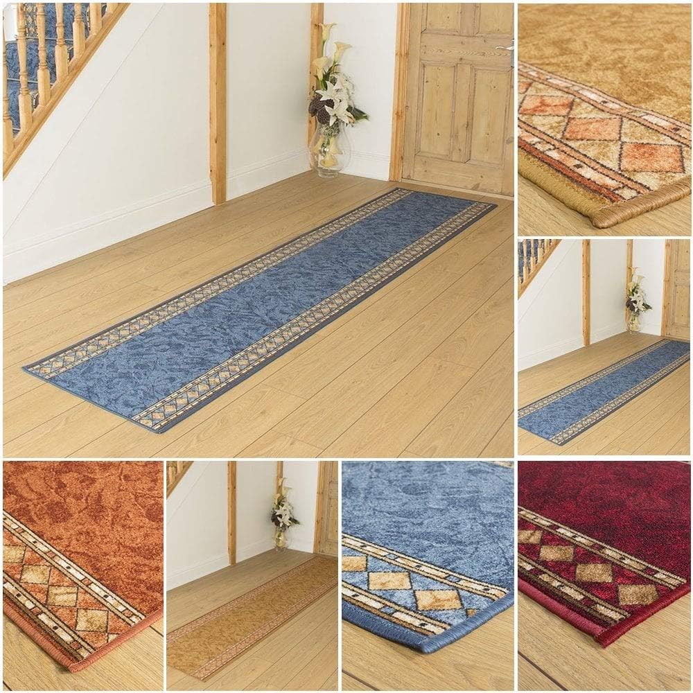 Cheops 150cm X 100cm Beige Runrug Uk Kitchen Hallway Long Carpet Rug Runner Custom Length Non