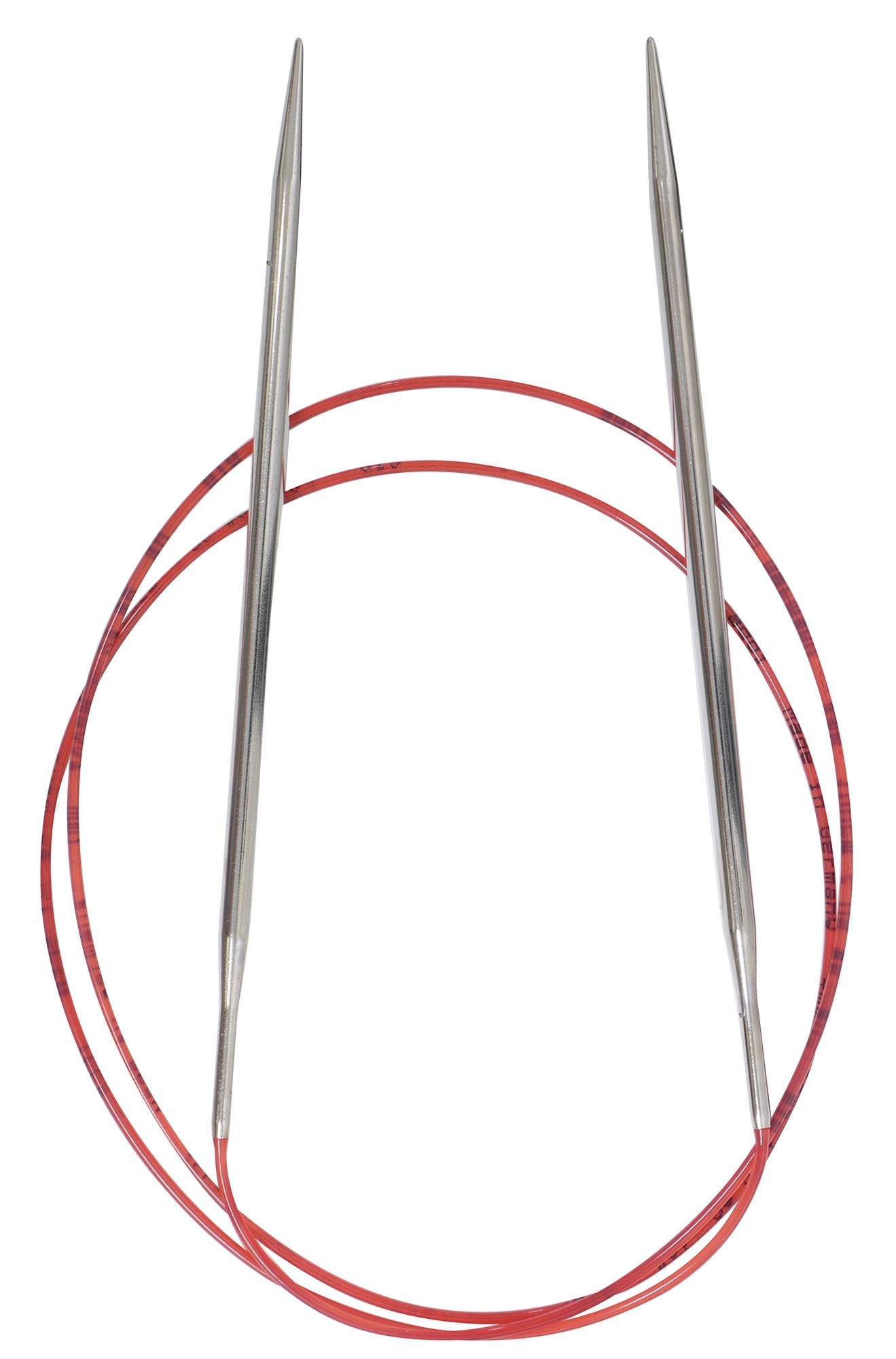 addi Lace Silver Tip Fixed Circular Knitting Needles 100cm 4.00mm — image 1