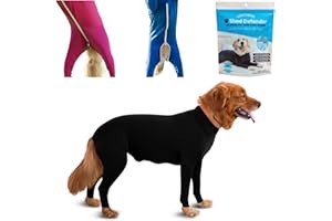 Shed Defender Original Dog Onesie for Dog Shedding, Seen on Shark Tank, Lightweight Breathable, Bodysuit for Dogs, Recovery Suit, Jumpsuit, Dog Body Suit, Shed Shirt, Post Surgery Onesie, Vet Approved