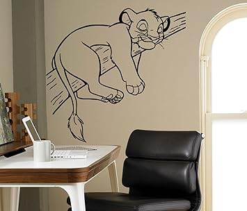 Buy Kaahego Simba Lion King Wall Vinyl Decal Disney Cartoons Wall