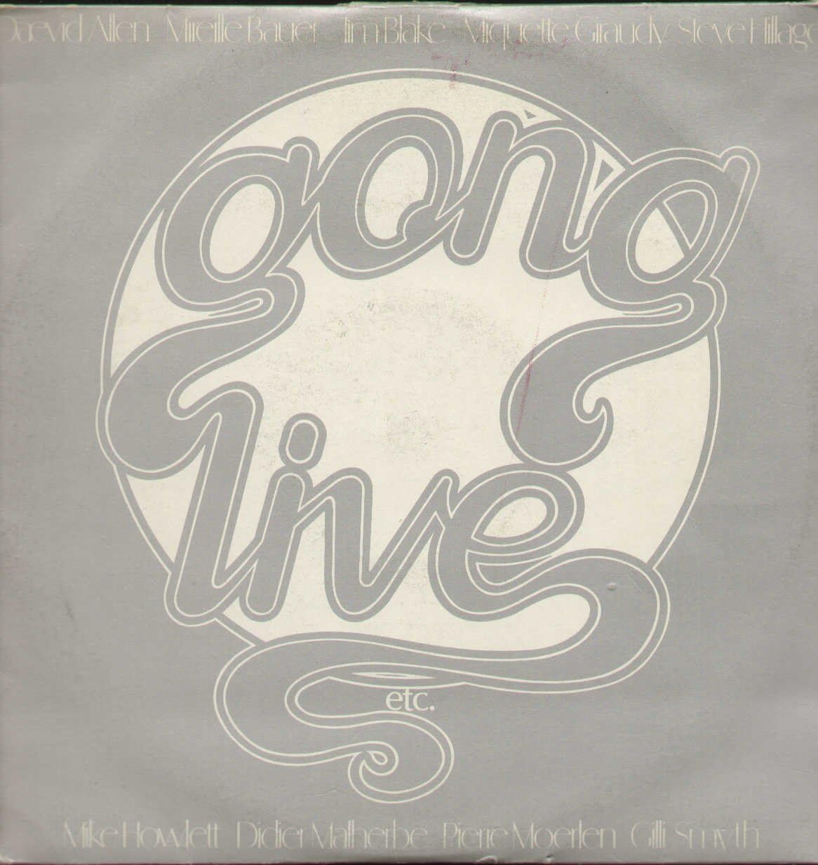 Gong Live Etc. (Vinyl) Amazon.co.uk