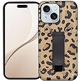 Walli Cases for iPhone 14 Pro Case Wallet, Bandolier Crossbody Phone Case Purse Card Holder, Holds up to 2 Cards - Cute, Trendy Phone Cover fits iPhone 14 Pro, with Kickstand & Finger Strap