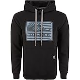 DRAKE Men's Graphic Cotton/Polyester Soft Breathable Midweight Work Hoodie w/Adjustable Drawstring and Kangaroo Pocket