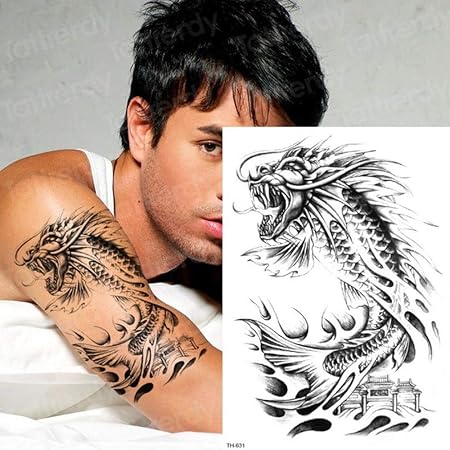 Handaxian 3pcsfemale Arrière Bras Conception De Tatouage