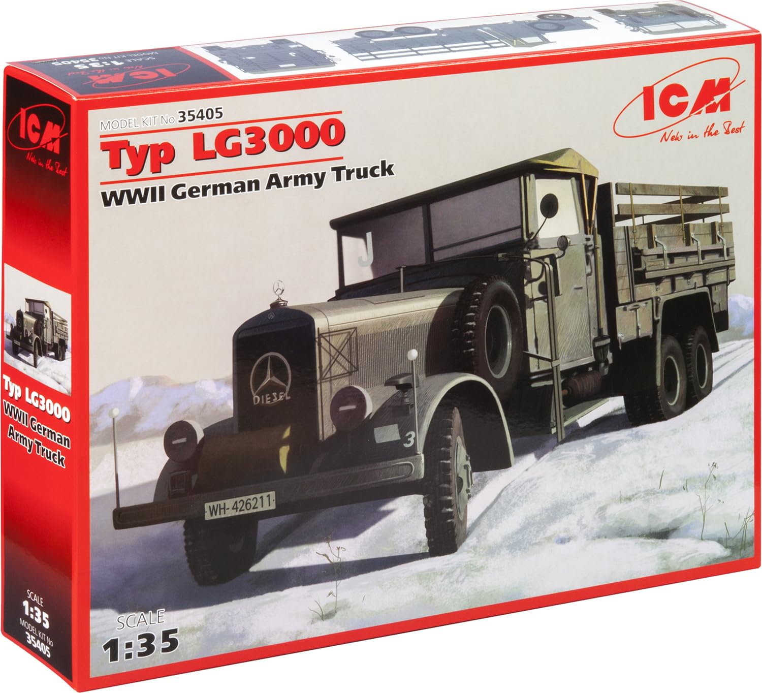ICM 1:35 - Typ LG3000, WWII German Army Truck