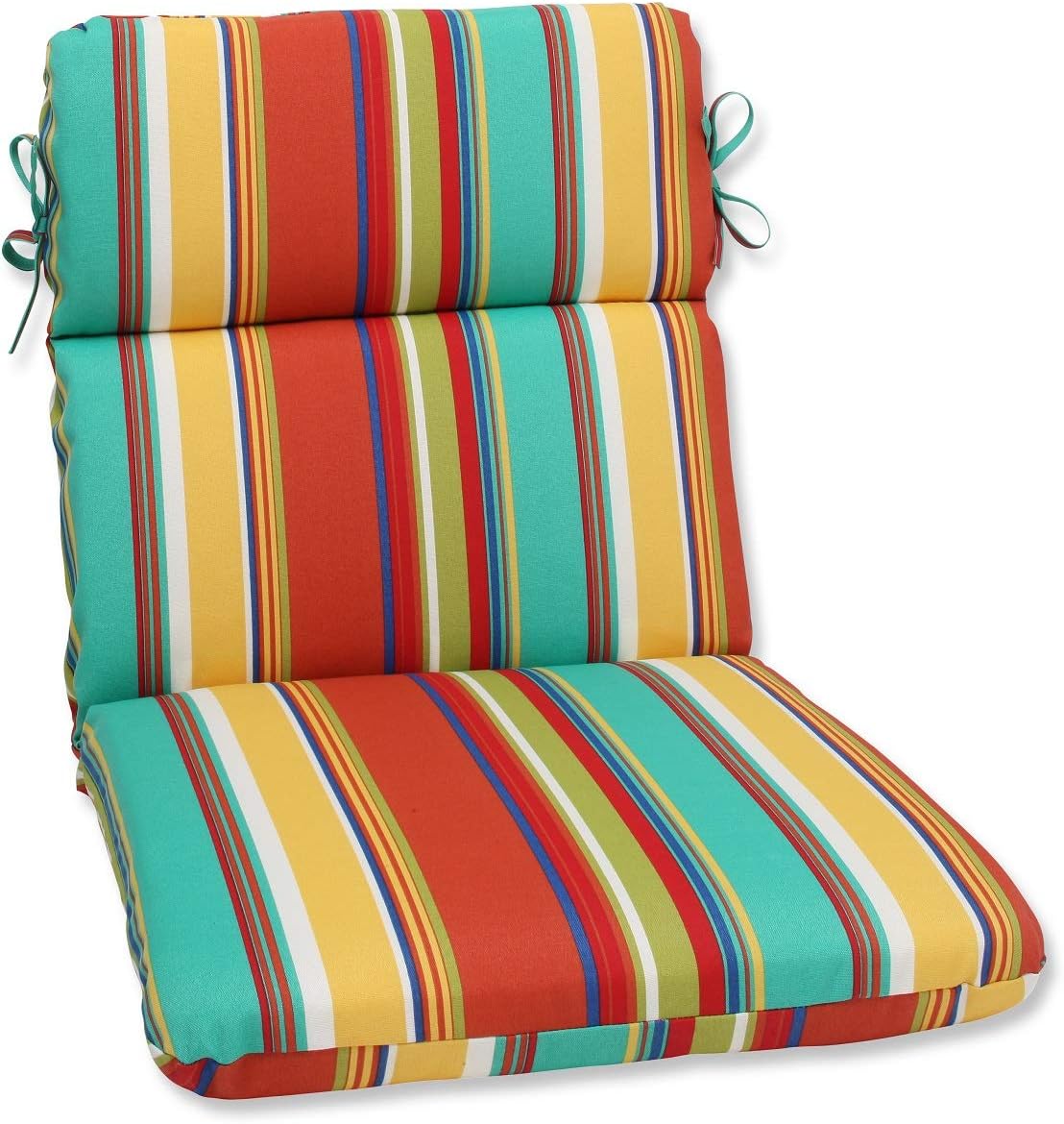 Amazon Com 40 5 Westport Spring Striped Outdoor Patio Chair Cushion Garden Outdoor