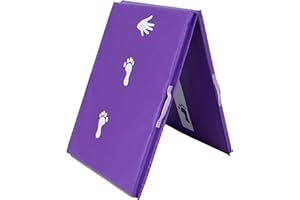 Z Athletic Kids Balance Beam and Cartwheel Trainer Folding Mat for Gymnastics and Tumbling