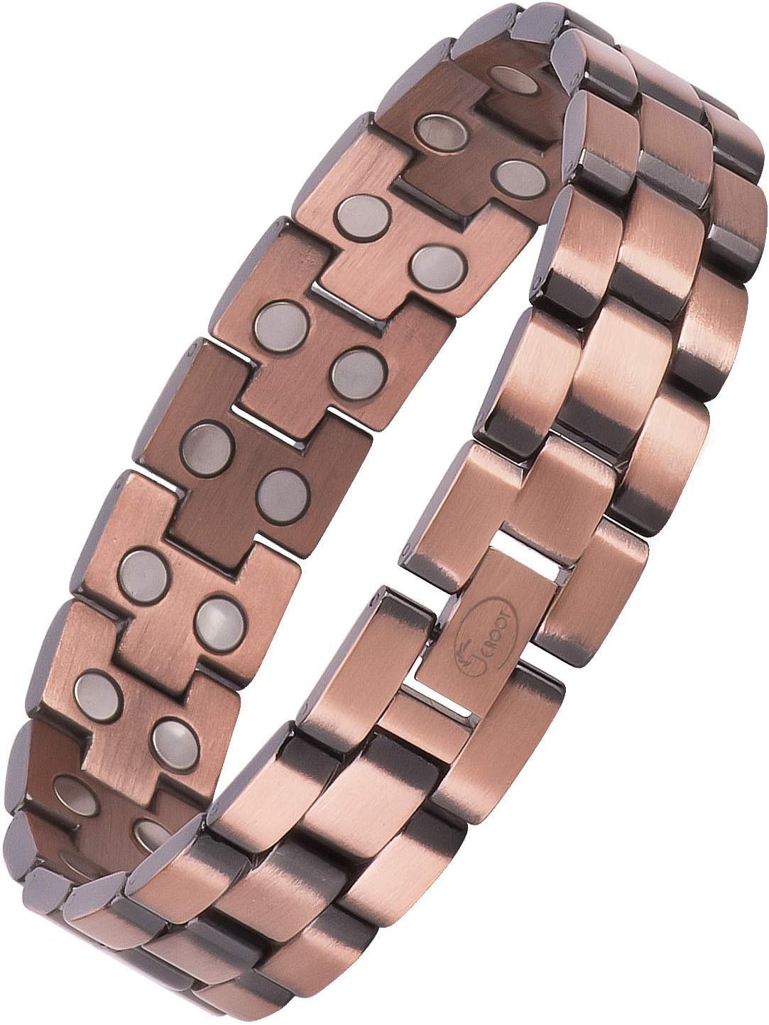 JEROOT TECH Copper Magnetic Therapy Bracelet for Carpal Tunnel and Arthritis Relief: Health & Personal Care