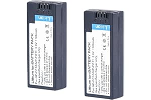 Compatible for Sony NP-FC10 NP-FC11 Battery for DSC-F77 DSC-F77A DSC-FX77 DSC-P2 P3 P5 P7 P8 1100mAh(2battery)