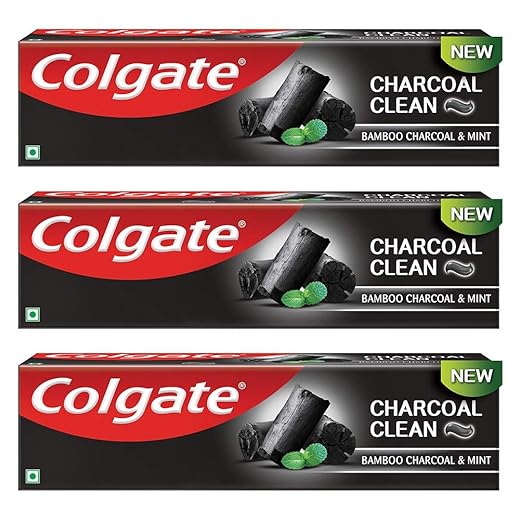 Colgate Charcoal Clean Toothpaste (Pack of 3)