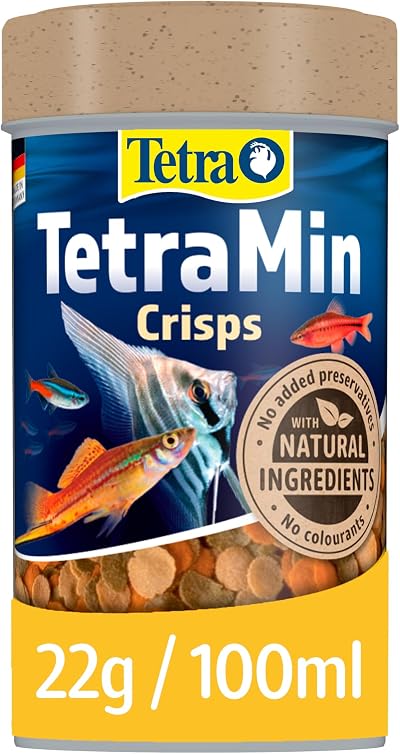 Tetra Min Crisps 20g Fish Tank Aquarium Fish Food