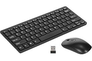 2 4G Wireless KM901 78 Key Keyboard Portable Office Combo Set