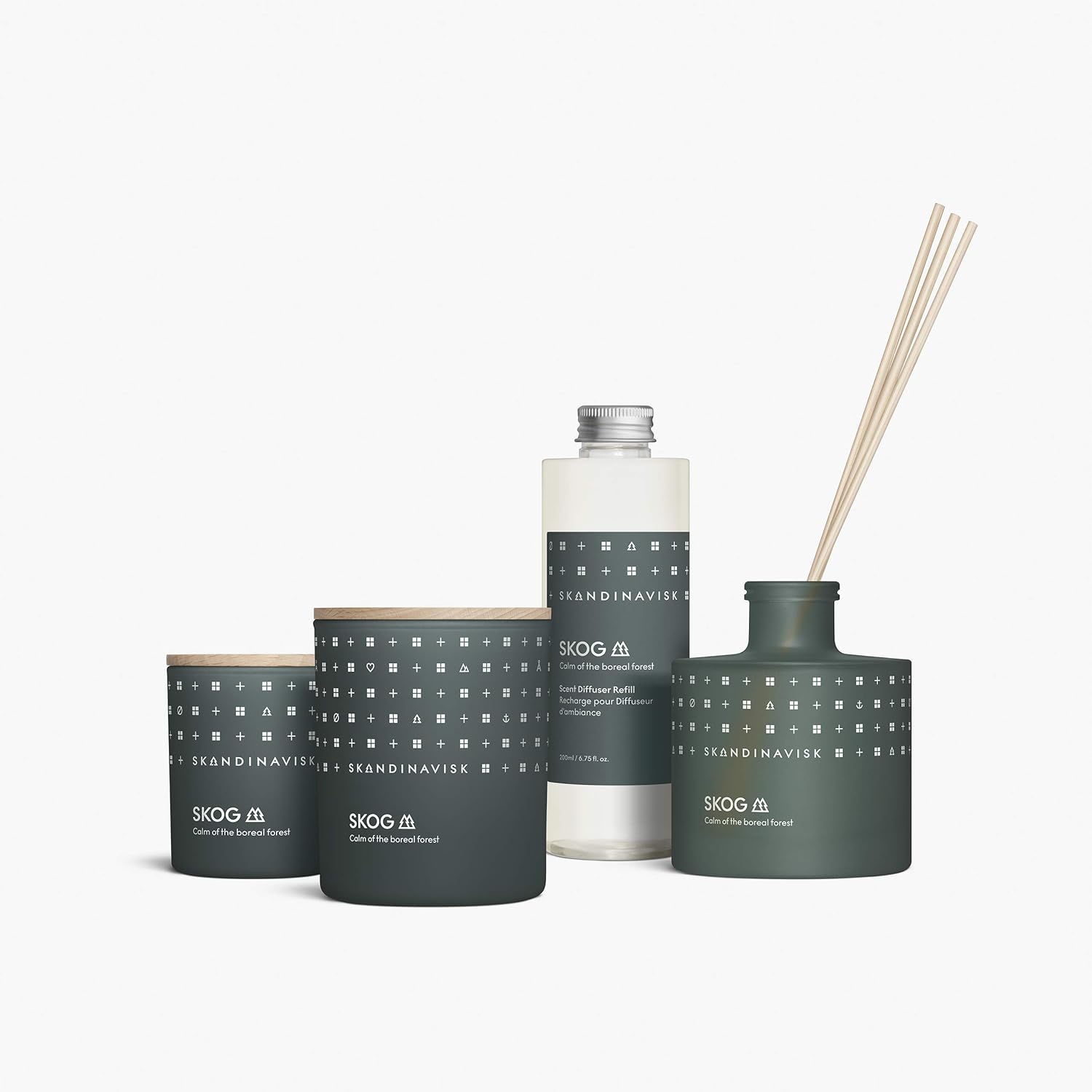 Skandinavisk SKOG 'Forest' Scent Diffuser Refill with 8 Reeds. Notes: Pine Needles and Fir Cones - Image 3
