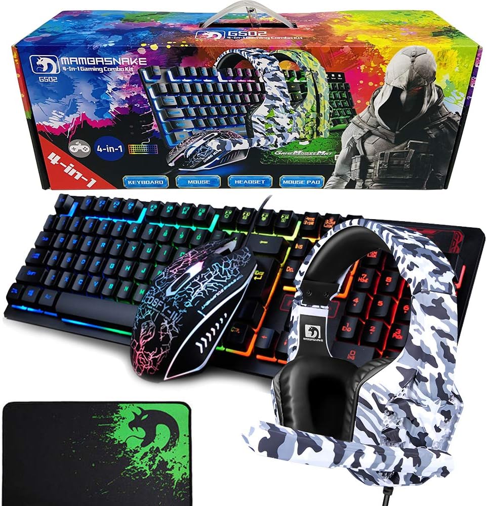 LexonElec® Gaming Keyboard Mouse Combo K13 Wired Amazon.co.uk Electronics