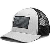 Boticci American Flag Hat, Baseball Cap for Men Women, Adjustable Snapback Hats USA Flag Trucker Hat Black