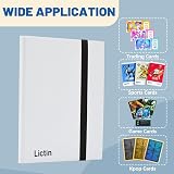 Lictin Trading Cards Album 396 Pocket 22 Pages Card Binder 18 Pockets/Page view 6