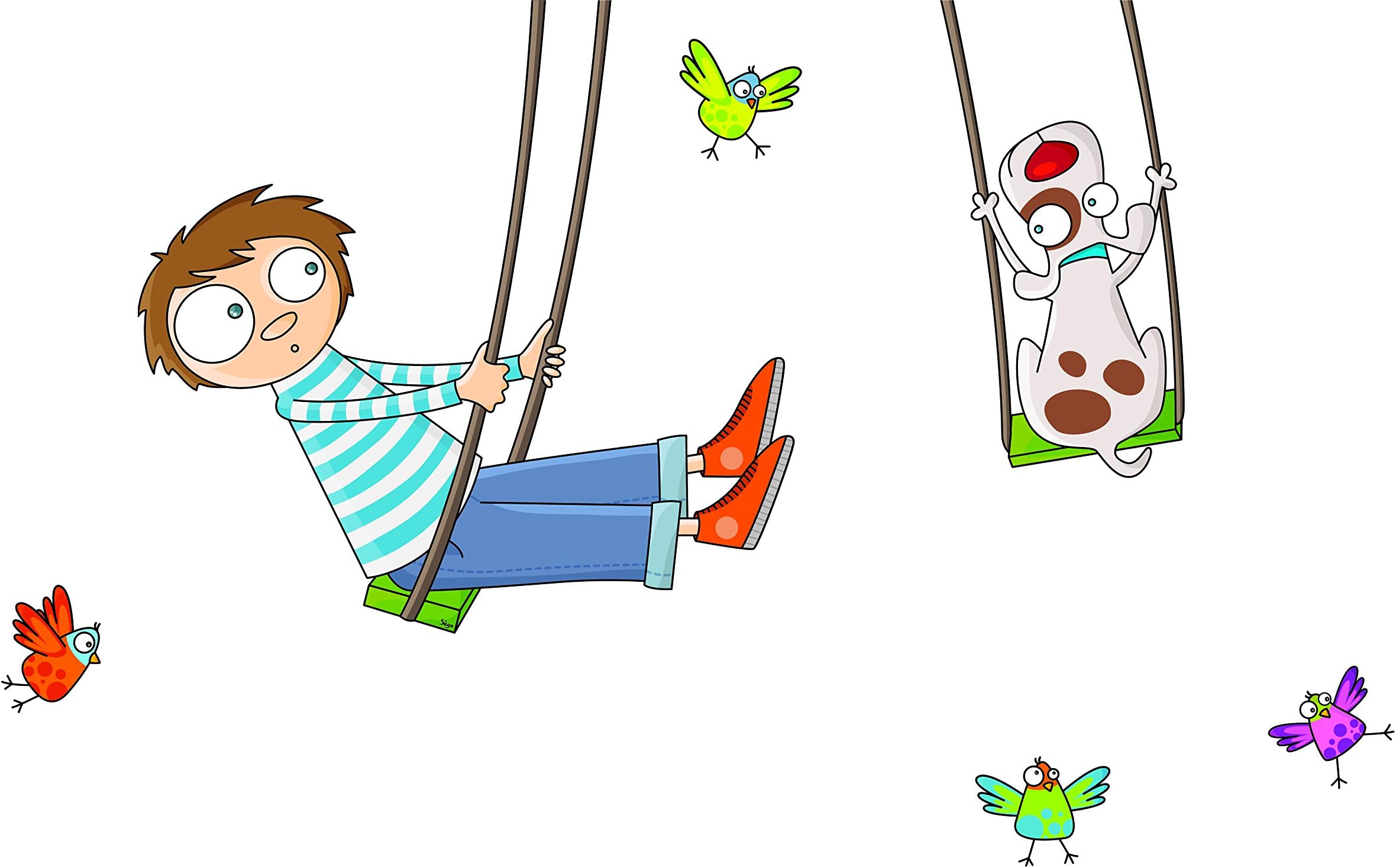 Ludo Line L6041AJV5 Tom on a Swing Stickers