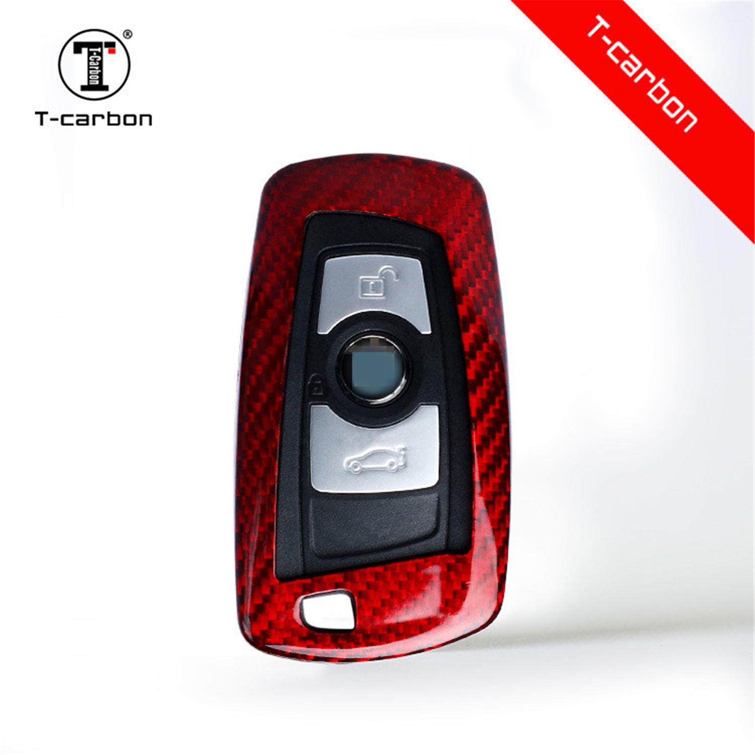 新規購入 カーボンファイバーキーFobカバーfor BMWキーFobリモートキー 