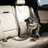 Just Pet Zone 2 Pack Dog Seat Belt Car Harness Heavy Duty Elastic Adjustable view 2