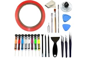 Ewparts 24 in 1 Uniersal Screwdriver Set Screen Removal Opening Repair Tool Kit for iPhone, Motorola, Sony, Samsung, LG, iPad, Tablets & Other Devices
