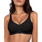 Gailife Smooth Wireless Jelly Bras for Women No Underwire Seamless Push Up Bra Full Coverage Soft Suppor Tshirt Bralettes