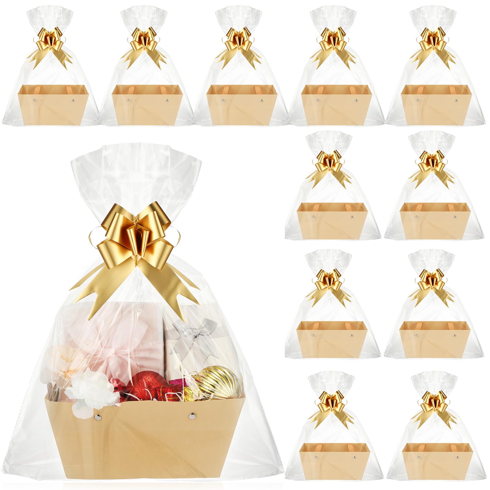 30 PCS Donut Party Favor Candy Bags With 36 Stickers, Sweet One Two Birthday Party Decorations - View #2