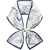100% Mulberry Silk Scarf for Women - Long 59"*6.3" Shawl, Elegant Head & Neck Wrap Scarf with Gift Packed